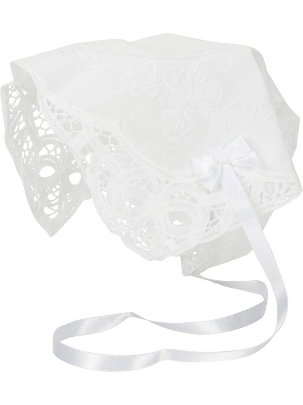 Charming Baby Linen Keepsake Bonnet | Handmade, Soft, USA-Made Infant Hat